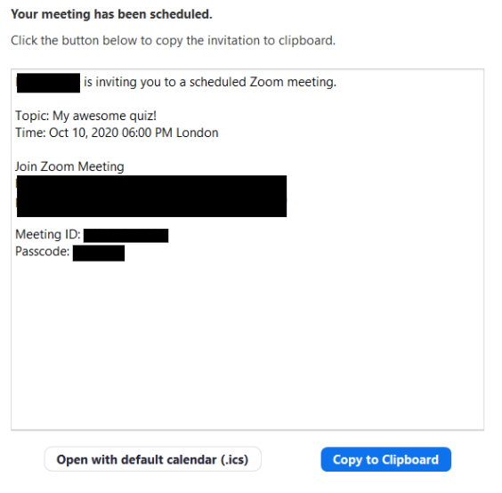 How to host a quiz on Zoom Quiz Phoenix