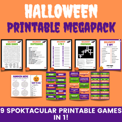 Halloween printable megapack